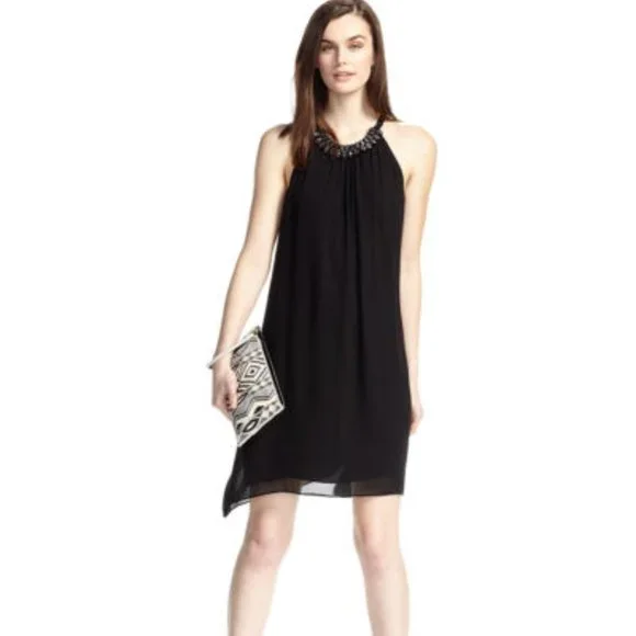 Max Studio | Dresses | Max Studio Black Crepe Georgette Beaded Collar Halter Trapeze Dress Xs N | Poshmark Max Studio | Dresses | Max Studio Black Crepe Georgette Beaded Collar Halter Trapeze Dress Xs N | Poshmark